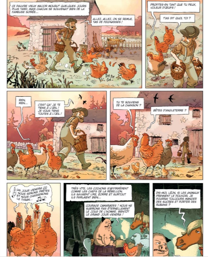 La ferme des animaux en bande dessinée : George Orwell - Œuvres